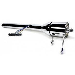 steering column universal handling tilt chrome additional ruttersrodshop