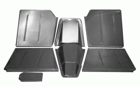 Steel Firewalls and Floors - 1941-1948 Chevy Front Floor Kit for Stock Firewall - Image 1