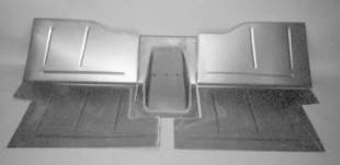 Direct Sheet Metal - 1955-1959 ChevyTruck Front Floor for 2" Setback Firewall - Image 1