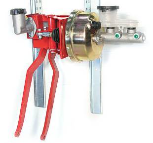 Kugel Komponents (Brake/Clutch Pedal Assemblies) - 90° Under Dash Brake Pedal Assembly With 7/8ths Bore Aluminum M/C, Clutch M/C and 7" Booster - Image 1