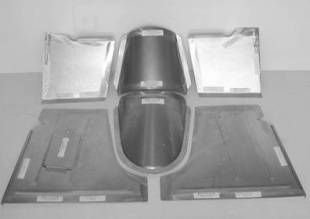 Direct Sheet Metal - 1940-1947 Ford Truck Floor Small Block - Image 1