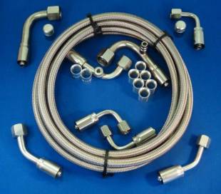 Air Conditioning - Stainless Steel A/C Hose Kit - Image 1