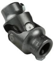 Borgeson Universal (Steering Components) - Steel Single U-Joint - 3/4 Smooth to 3/4 - 30 Spline