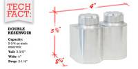 Kugel Komponents (Brake/Clutch Pedal Assemblies) - Kugel Komponents (Brake/Clutch Pedal Assemblies) - Aluminum Double Remote Reservoir