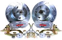 Master Power Brakes - Master Power Brakes - 1955-1957 Chevy Front 11" D/S Disc Brake Kit with Power Booster