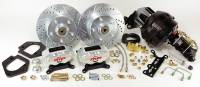 Master Power Brakes - 1964-73 Mustang  - 1967-1969 Mustang Front 11" D/S Disc Brake Kit with Power Booster