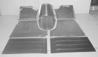 Direct Sheet Metal - FORD  1948-52 Truck - Steel Firewalls and Floors - 1948-1952 Ford Truck Front Floor Kit for DS Firewall