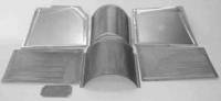 Direct Sheet Metal - CHEVROLET  1949-54 Car - Steel Firewalls and Floors - 1951-1954 Chevy Front Floor Kit for Stock Firewall