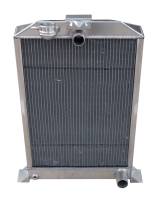 PRC Radiators - Cooling - 1936 Ford Car Aluminum Radiator for SBC Motor
