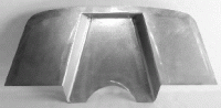 Direct Sheet Metal - CHEVROLET  1949-54 Car - Steel Firewalls and Floors - 1949-1954 Chevy Firewall 4" Setback-Tapered
