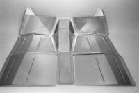 Direct Sheet Metal - WILLYS  1937-42 - Steel Firewalls and Floors - 1937-1942 Willys Front Floorboard Section